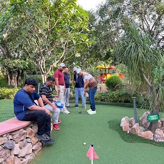 Resort Putting Green Practice