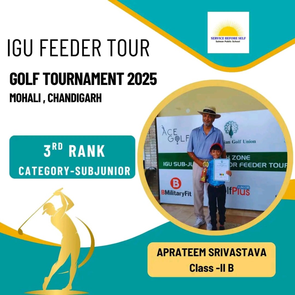IGU Feeder Tour Golf Tournament 2025 Rank Poster